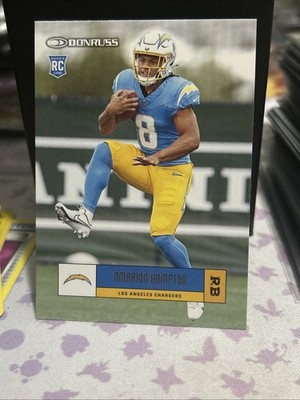 Omarion Hampton - 2025 Donruss Retro 2005 Rookie #R05-OMH Chargers RC