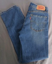Levi  s 511 Slim Boys Jeans 14 Reg W27 L27 Red Tab Medium Wash Adj Waist