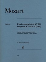 Mozart, Wolfgang Amadeus - Klarinettenquintett A-Dur Kv 581 Und Fragment Kv Anh.