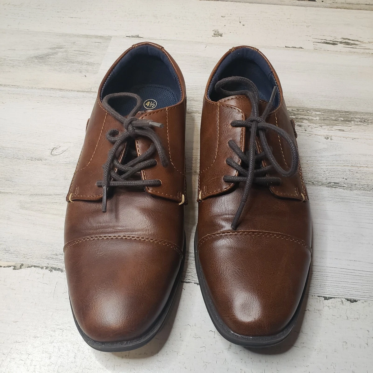 American Eagle Mens Dress Shoes Brown Size 4 Oxford eBay