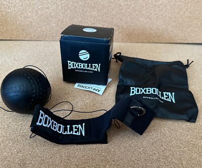NIB Boxbollen BLACK With QR App, Training,  MMA Gear, Boxing, New Ball Box Bag