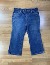 Vintage 70s Levi’s 517-0217 Bootcut Denim Jeans 40x30 Made In USA Talon Flare