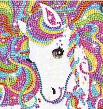 Mystical Rainbow Horse Diamond Painting Craft Kit-Size 6.69x6.69 DIY supplies