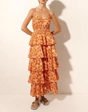 KIVARI Dress Leilani Maxi Size AU 14 / US 10 BNWT 100% Cotton RRP$399