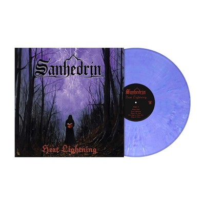 SANHEDRIN - Heat Lightning - Vinyl-LP - violet blue marbled Vinyl
