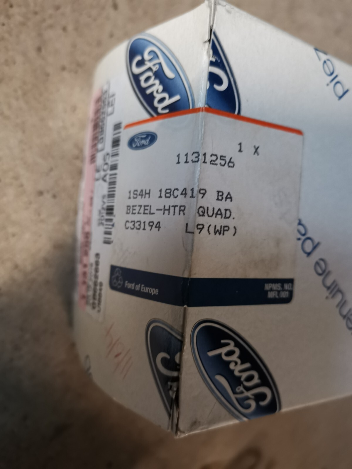 Genuine Ford Focus MK1/Transit Connect MK1 Heater Control Bazel Ford