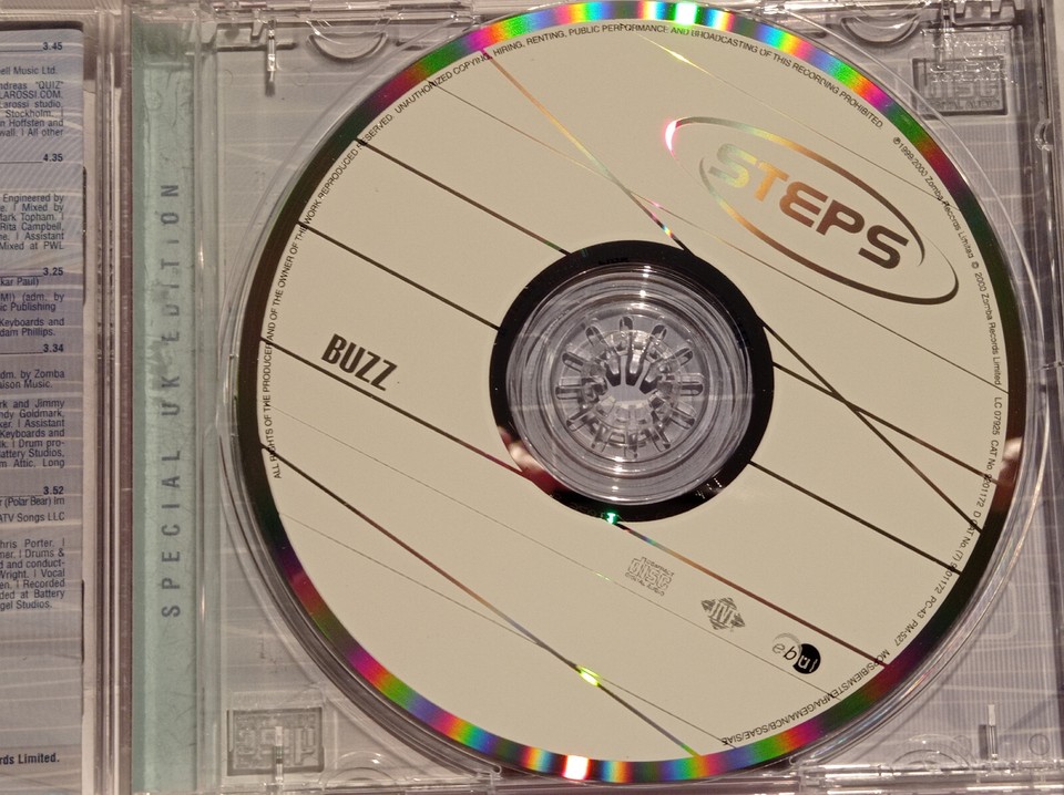 Buzz [UK Edition] by Steps (CD, 2000) | eBay UK