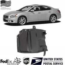 Passenger Side Engine Splash Shield w/ Under Cover For 2009-2014 Nissan Maxima