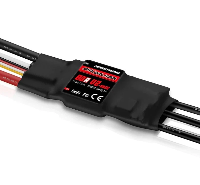Hobbywing Skywalker 15A 20A 30A 40A 50A 60A 80A 100 120amp ESC 2-6s w/BEC - Image 4 of 4
