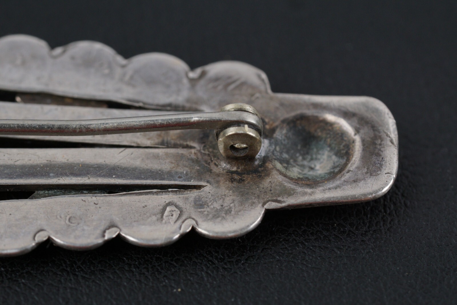 Native American Thunderbird Arrows Silver Metal B… - image 8