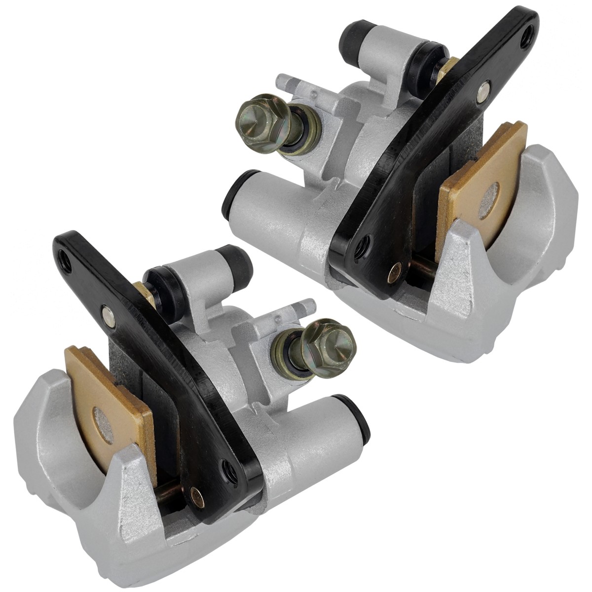 Front Left Right Brake Caliper W/Pads For Yamaha Bear Tracker 250