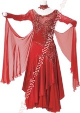 Handmade Dance Dress/Standard Ballroom Competition Dress smooth Waltz Tango