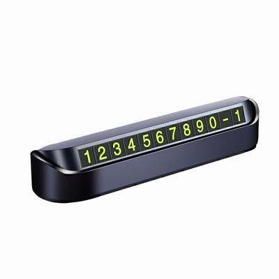 Car Temporary Parking Card Phone Number Card Plate Car Park Stop Car Accessories