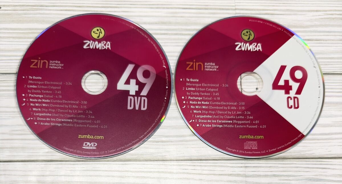Zumba Fitness Instructor Network ZIN Volume 49 CD & DVD set Zumba Fitness Instructor Network ZIN Volume 49 CD & DVD set