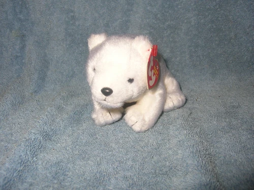 VINTAGE TY Beanie Babies, Fridge the Polar Bear 6.5 inch B/N/W/T   SEE NOTE RARE
