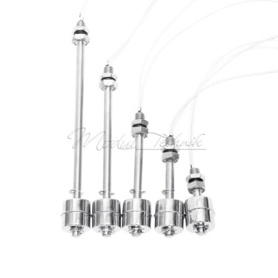 Water Level Sensor Liquid Float Switch Stainless Steel 45mm 75mm 100mm 200mm