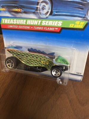 1998 Hot Wheels Treasure Hunt Turbo Flame Limited Edition 5/12