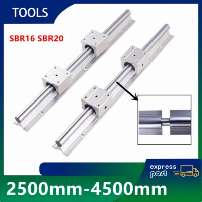 MARKENLOS SBR16 SBR20 Linearführung Gleitschiene &SBR16UU SBR20UU Schieber mit Stifte CNC