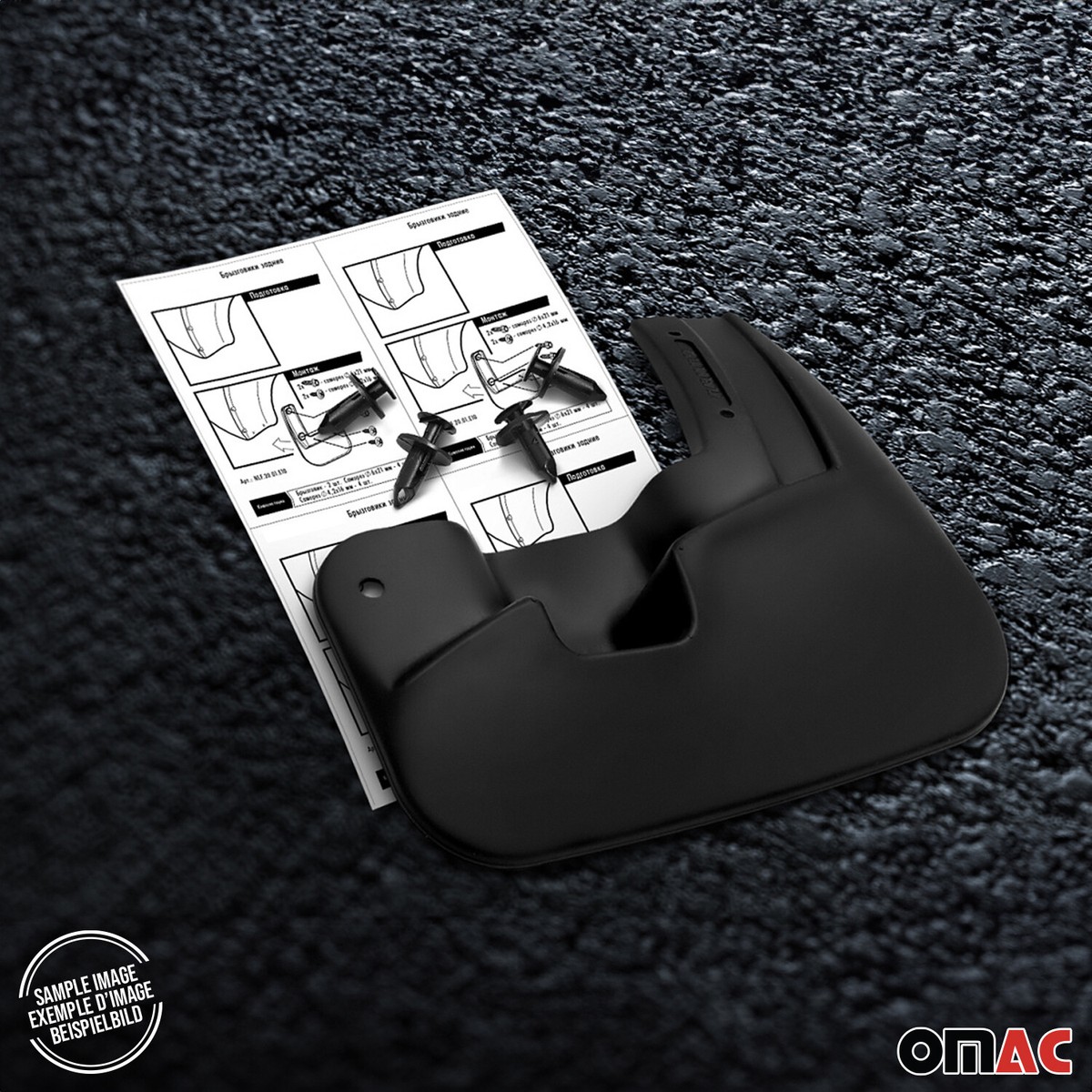 Schmutzfänger Set Spritzschutz Kotflügel Für Opel Zafira C Tourer (2012-2021) – 4-teilig, ABS Schwarz