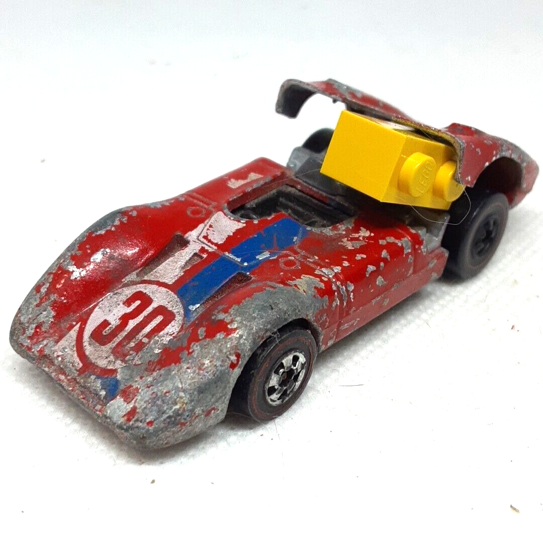 Hot Wheels Redline Ferrari 312P 1969 Red Flying Colors Made In USA