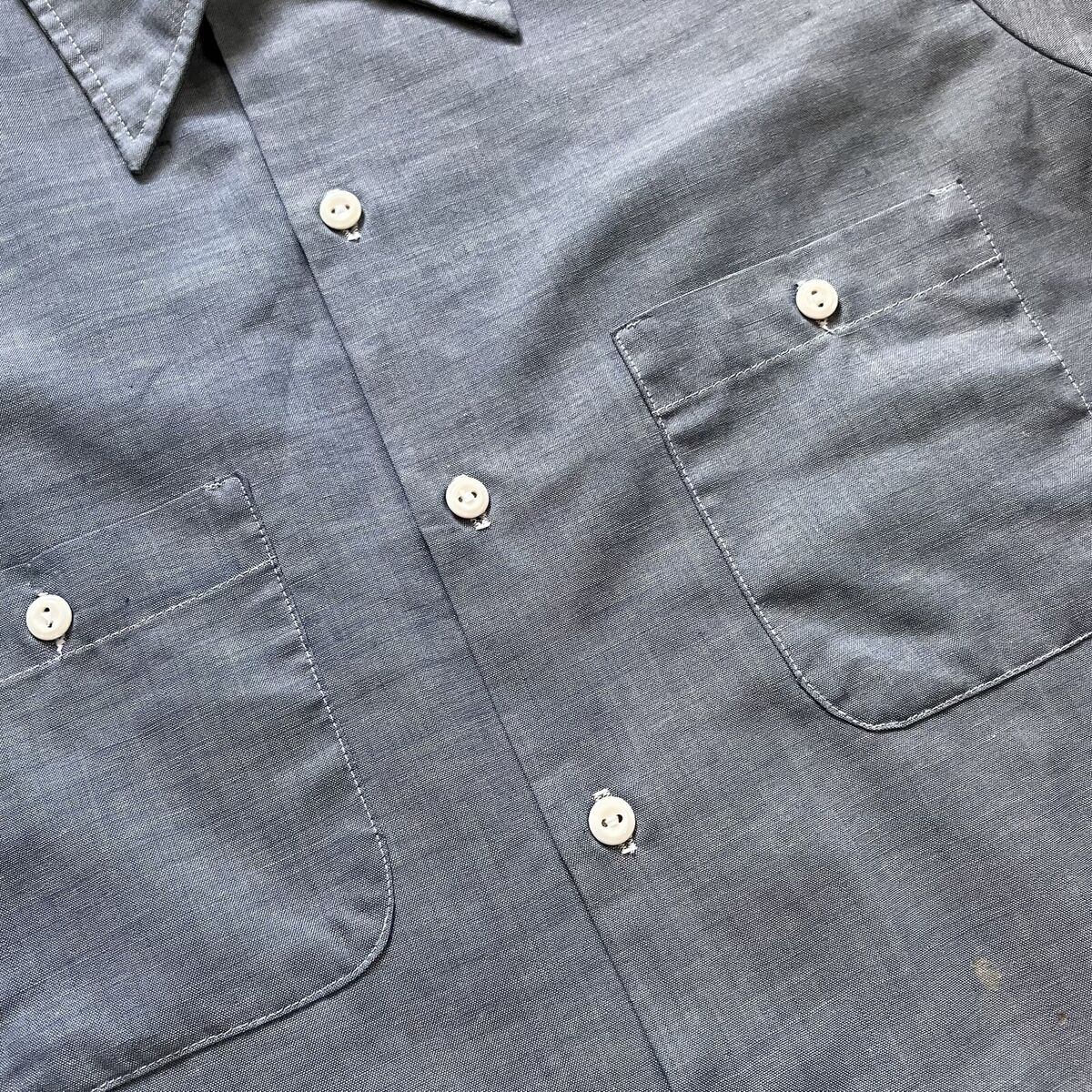 1960's Big Mac Brand JC Penney Chambray Button Up Vintage 1960's Big Mac Brand JC Penney Chambray Button Up Vintage