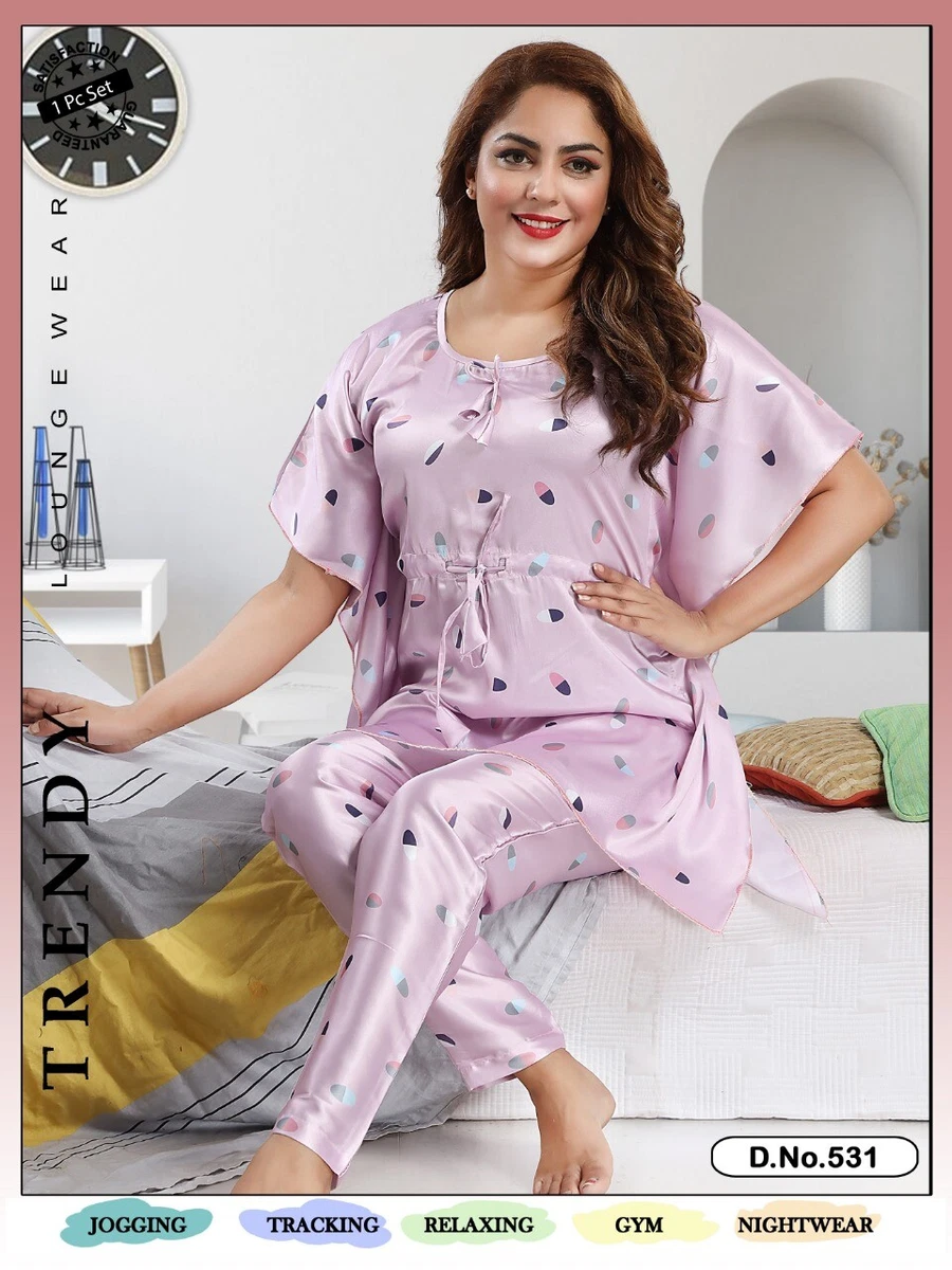 Satin kaftan 2025 nighty online