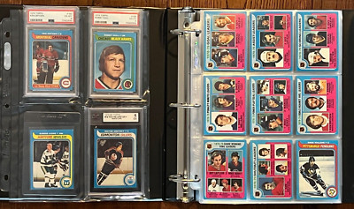 1979 Topps EX-EXMT Hockey Complete Set w/ 2 PSA & KSA 5 Wayne