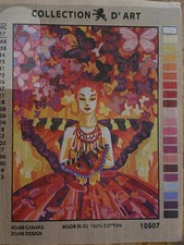 Printed needlepoint Tapestry Butterfly Dreams Canvas Only 40x50 Cm Rto