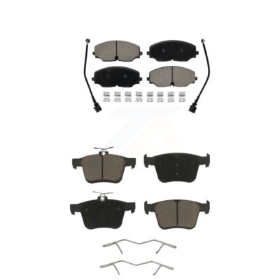 Front Rear Ceramic Brake Pads Kit For Volkswagen Atlas Cross Sport KCX