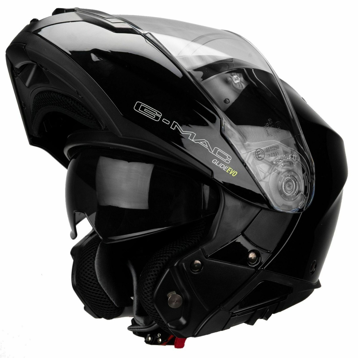 evos modular flip up motorcycle helmet Helmets for Men Women, DOT Approved, Black, S Superior Protection High G-Mac Glide Evo Modular DVS