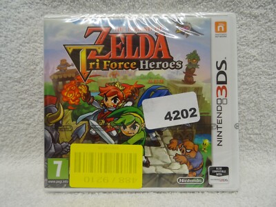 The Legend of Zelda Tri Force Heroes - Nintendo 3DS Spiel - Neu, Sealed - UK Pal