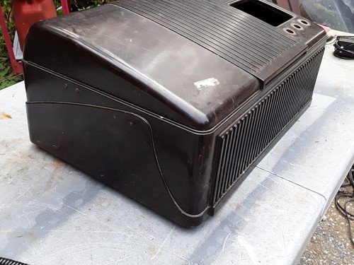 Verry Large Bacolite Philco Tuntable Case With Small Crack On Back - Afbeelding 3 van 24