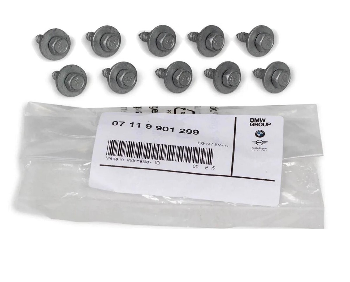 BMW MINI GENUINE HEX HEAD SCREW ST4 8X16-ZNS3 10xPCS 07119901299