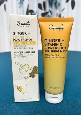 Sweet W Ginger + Vitamin C Powershot Polishing Mask 3.4 fl oz 100ml New Sealed