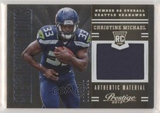 2013 Panini Prestige Prestigious Picks Gold Materials /399 Christine Michael 8lq