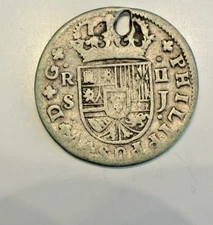 ESPAGNE 2 REALES 1725   SILVER