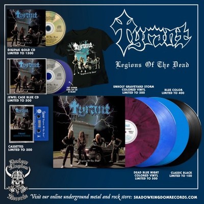 *PRESALE* TYRANT: LEGIONS OF THE DEAD (RED PLAY SIDE) - CD SEALED