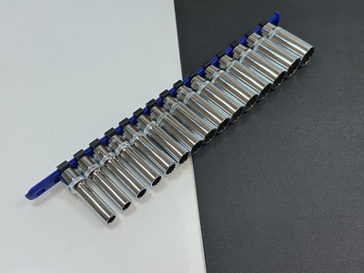 #ad NEW Carlyle NAPA CSSD12115M 15pc Metric 1 2quot; Drive 10 24mm DEEP Socket Set 12PT $167.99