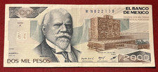Mexico 2000 Pesos 1983 July 26th CNBS Inspector Serie K P#82a TB116