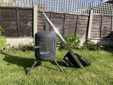 Gas Bottle Wood burner/Log Burner/ Chiminea/Patio heater/Garden/Christmas Gift