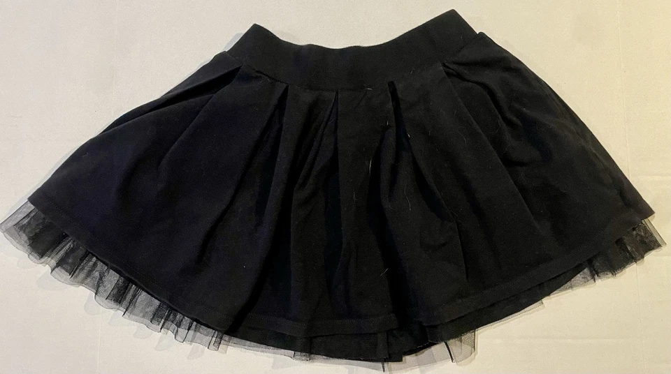 Falda negra Total Girl con malla de segunda capa talla S 6/7 Foto 2 de 2