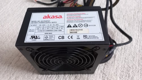 PSU ATX AKASA 400W  AK-P040FG7 APFC  Netzteil fur PC Rechner