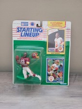 VTG NEW 1990 RICKY SANDERS Starting Lineup SLU WASHINGTON REDSKINS NFL ROOKIE