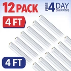 12-PACK T5 LED Linkable Shop Light 4FT Shop Light 6500K Daylight Ceiling Fixture