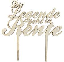CakeTopper - Die Legende geht in Rente
