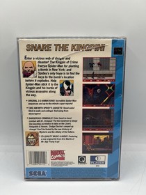 The Amazing Spider-Man vs The Kingpin Sega CD Complete CIB w/ Reg Card