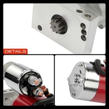 High Torque Starter Motor 9-tooth Compatible With Gm Race Car Small Block Chev