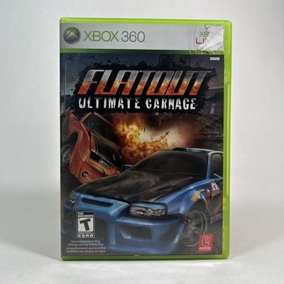 FlatOut: Ultimate Carnage (Microsoft Xbox 360, 2007) CIB w/ Manual, Tested!