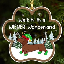 Dachshund Christmas Ornament 2025 &ndash; Dachshund Gifts for Women, Wiener Dog