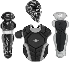 All-Star Top Star Catcher's Kit, Baseball, Intermediate, 12-16, Black
